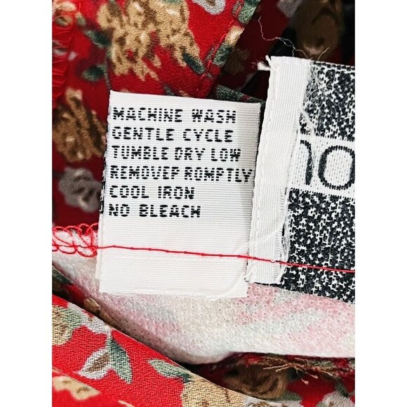 Vintage Joni Blair Women's 9 Dress Maxi Floral Cottagecore Prairie Button Front - Picture 12 of 12